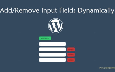 Dynamically Add/Remove Input Fields in WordPress Metabox