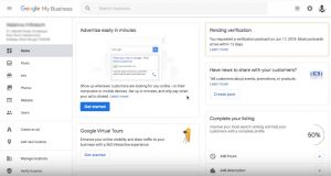 Google My Business Dashboard