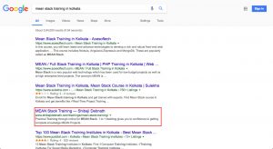 Software Development Training Client Google Ranking