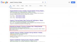 Software Development Training Client Google Ranking
