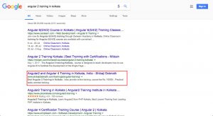 Software Development Training Client Google Ranking